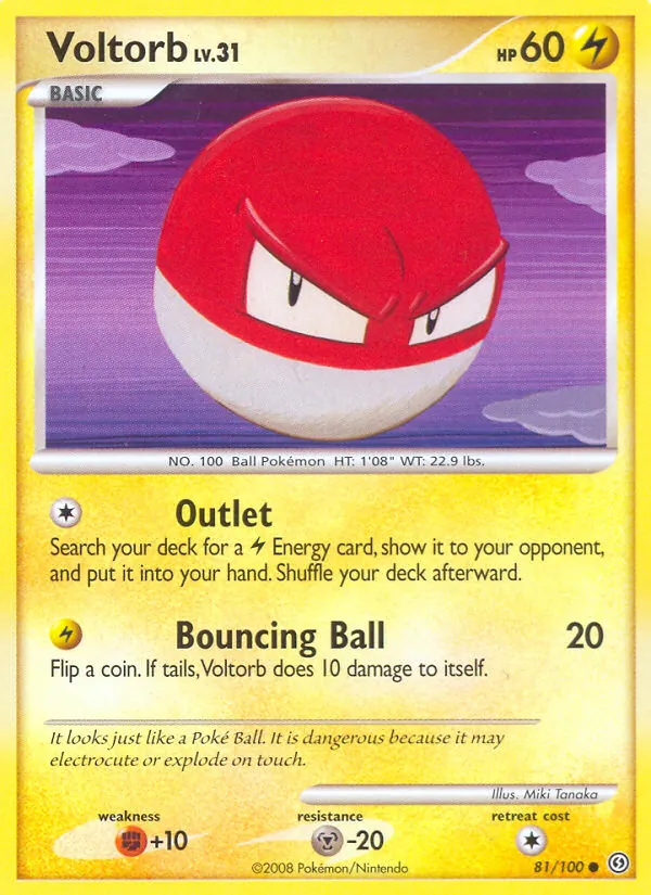 Voltorb #81 – Stormfront card