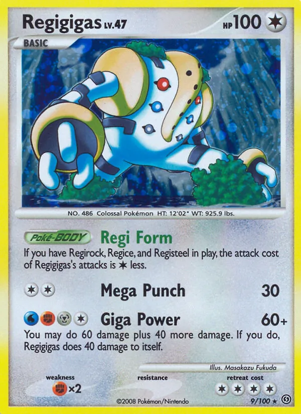 Regigigas #9 – Stormfront card