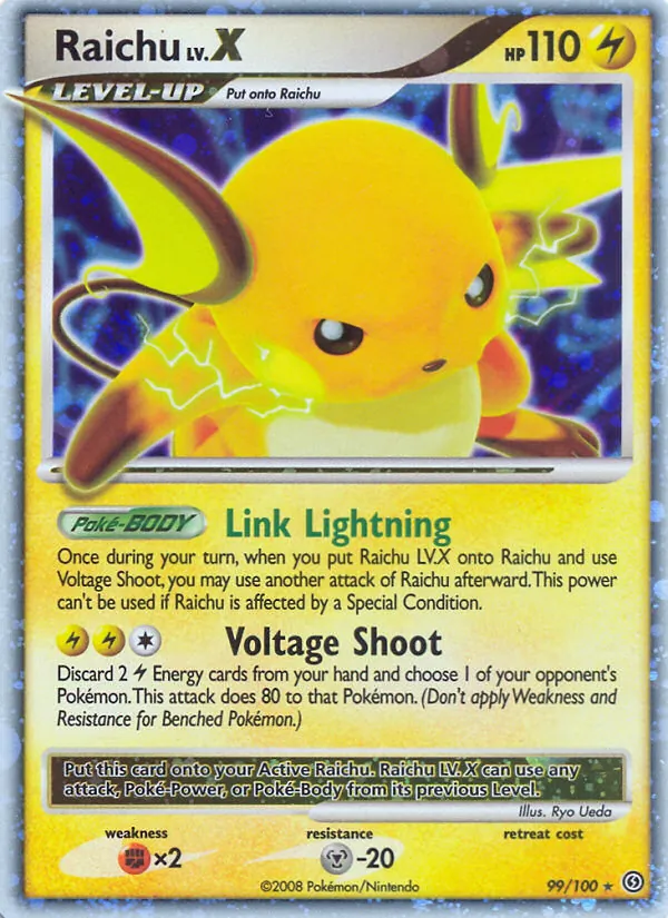 Raichu #99 – Stormfront card