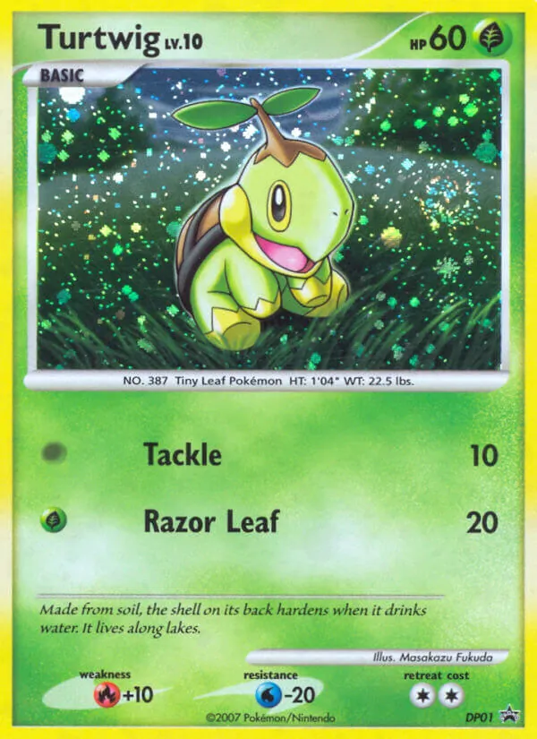 Turtwig #DP01 – DP Black Star Promos card