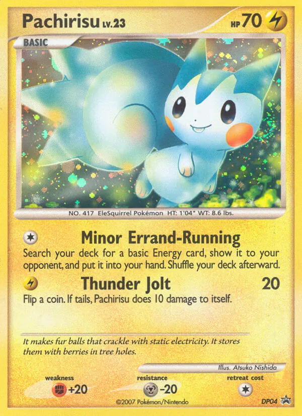 Pachirisu #DP04 – DP Black Star Promos card