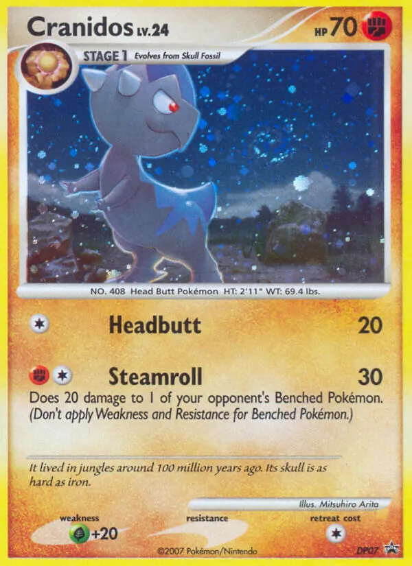 Cranidos #DP07 – DP Black Star Promos card