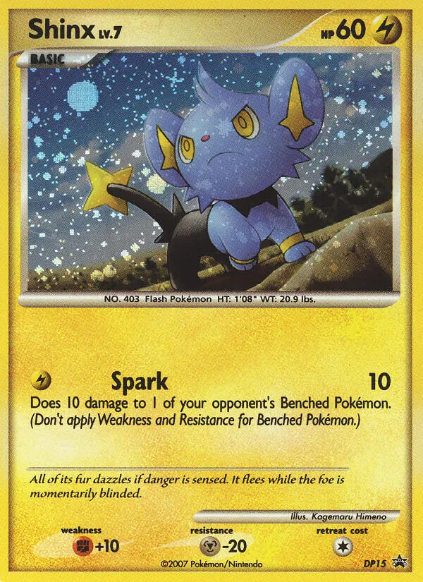 Shinx #DP15 – DP Black Star Promos card