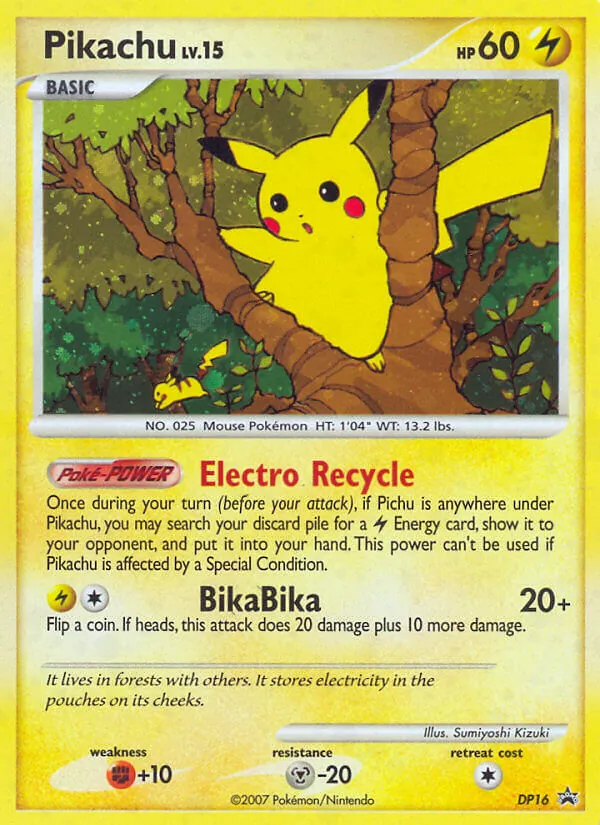 Pikachu #DP16 – DP Black Star Promos card