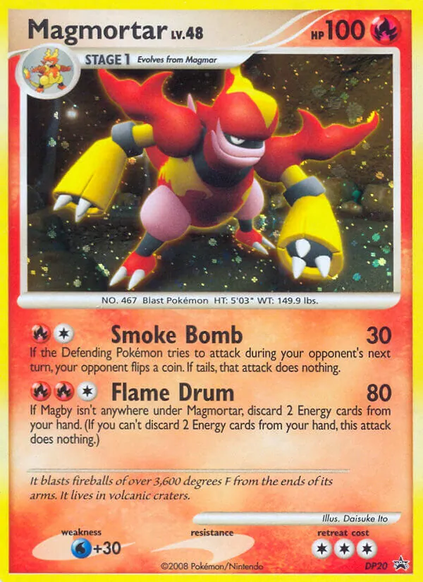 Magmortar #DP20 – DP Black Star Promos card