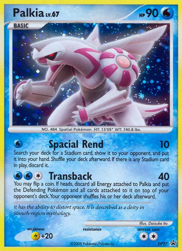 Palkia #DP27 – DP Black Star Promos card