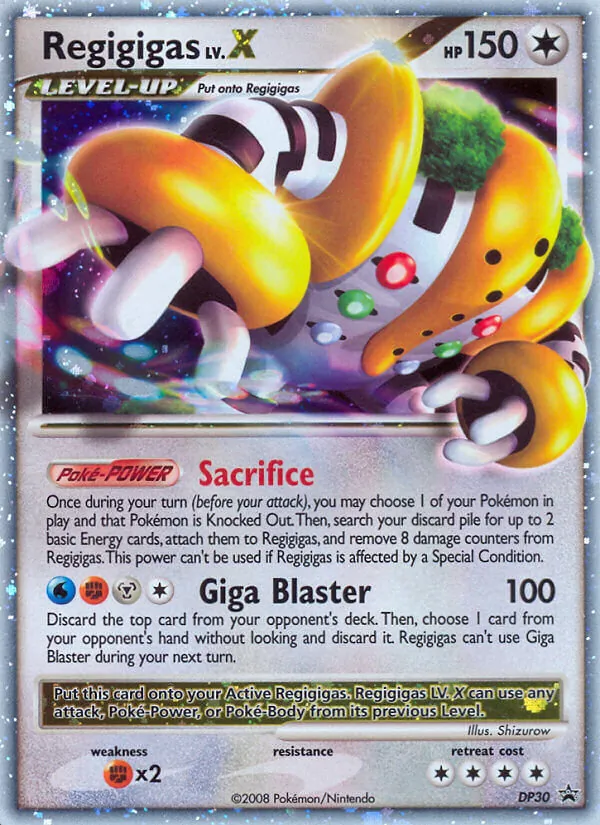 Regigigas #DP30 – DP Black Star Promos card