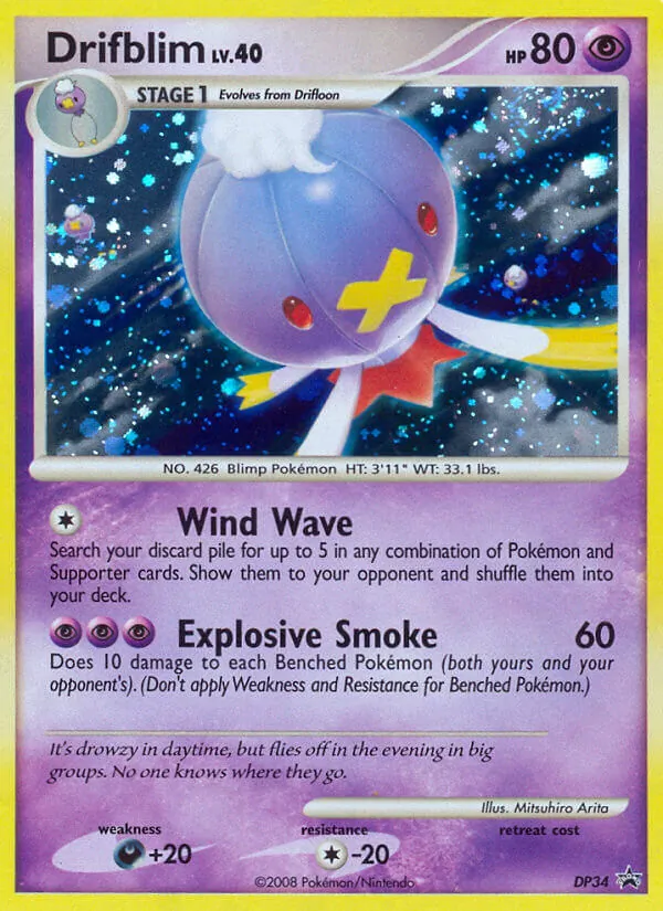 Drifblim #DP34 – DP Black Star Promos card