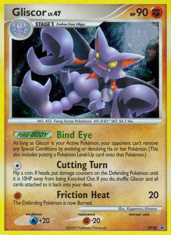 Gliscor #DP36 – DP Black Star Promos card
