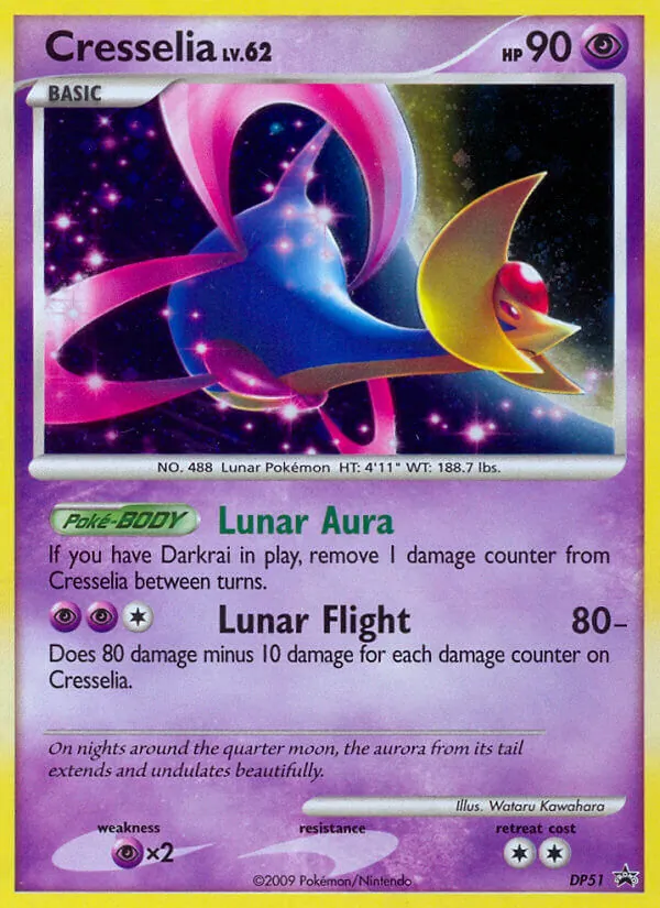 Cresselia #DP51 – DP Black Star Promos card