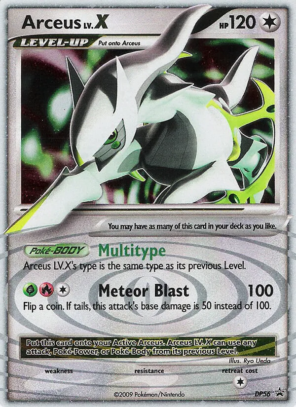 Arceus #DP56 – DP Black Star Promos card