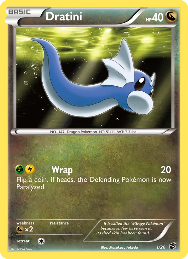 Dratini #1 – Dragon Vault card
