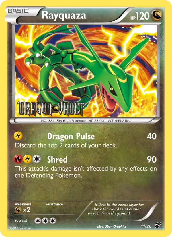 Rayquaza #11 – Dragon Vault card