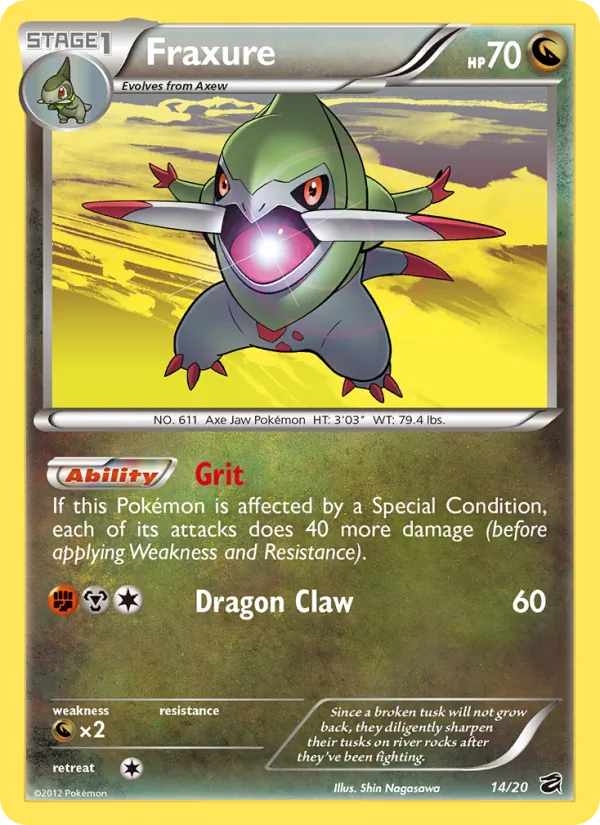 Fraxure #14 – Dragon Vault card