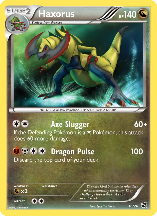 Haxorus #16 – Dragon Vault card