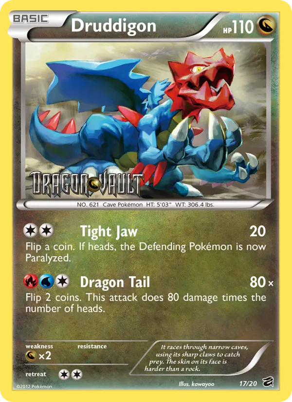 Druddigon #17 – Dragon Vault card