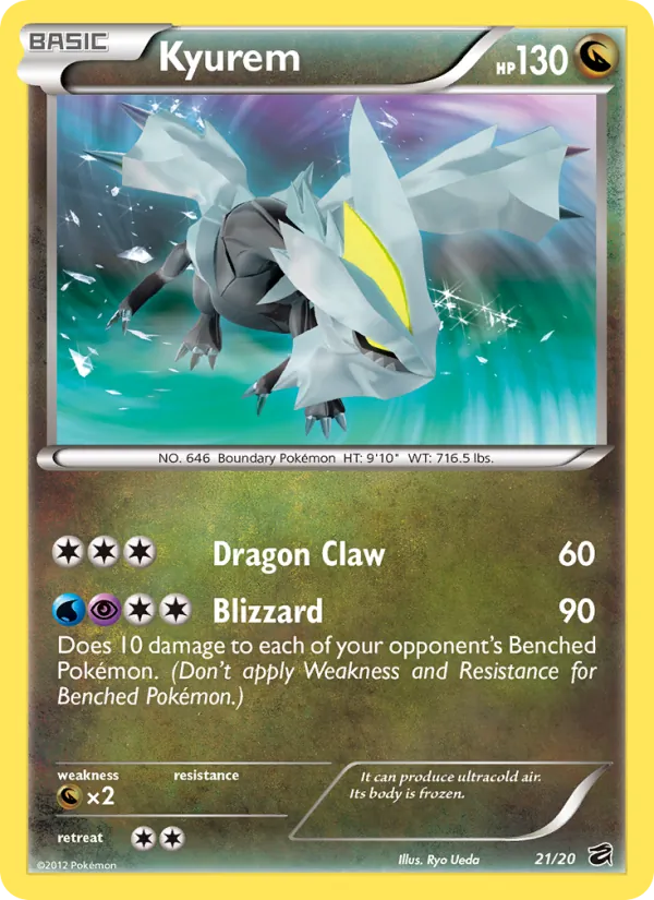 Kyurem #21 – Dragon Vault card