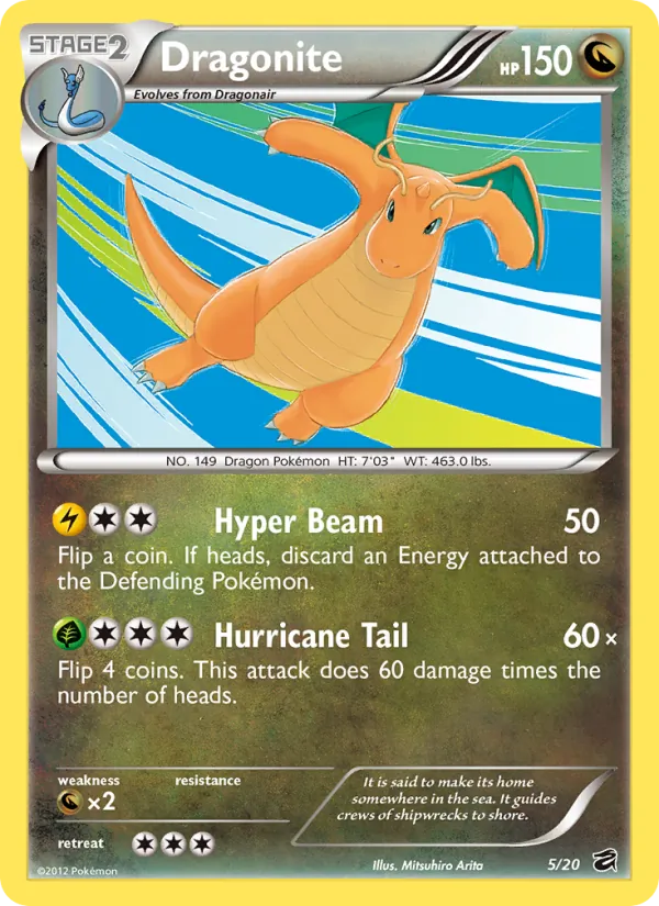 Dragonite #5 – Dragon Vault card