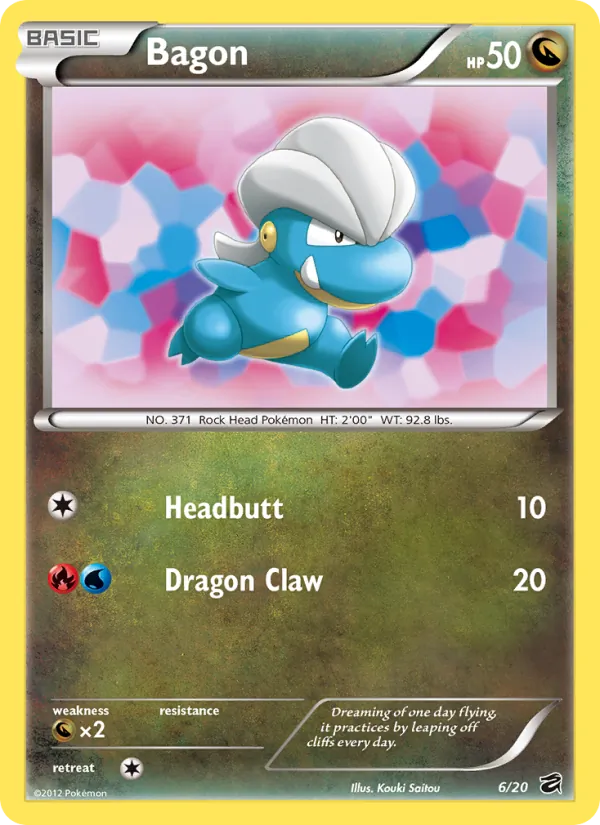 Bagon #6 – Dragon Vault card