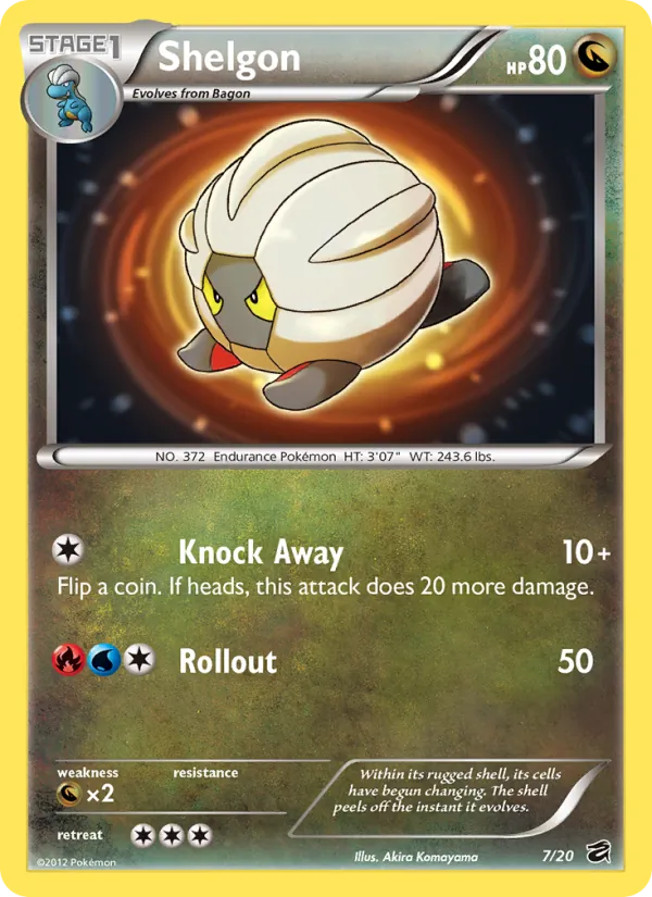 Shelgon #7 – Dragon Vault card