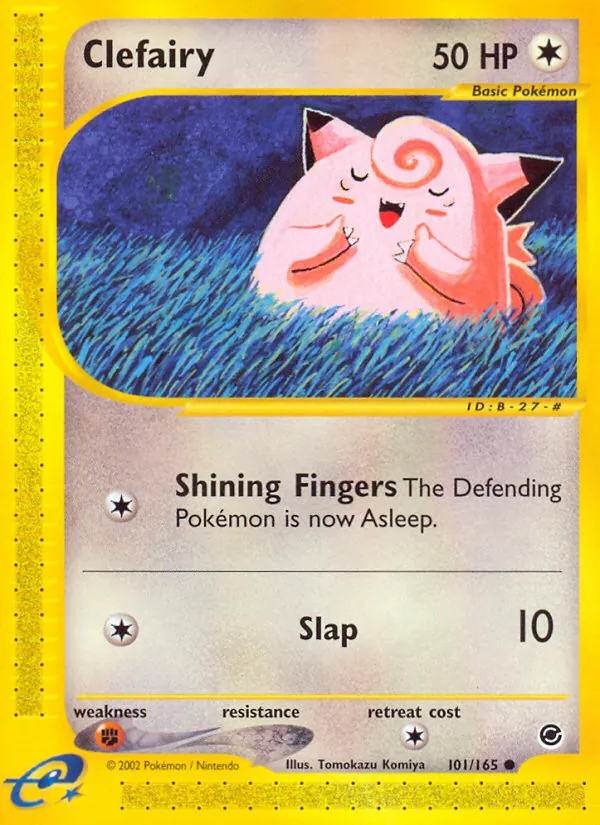 Clefairy #101 – Expedition Base Set card