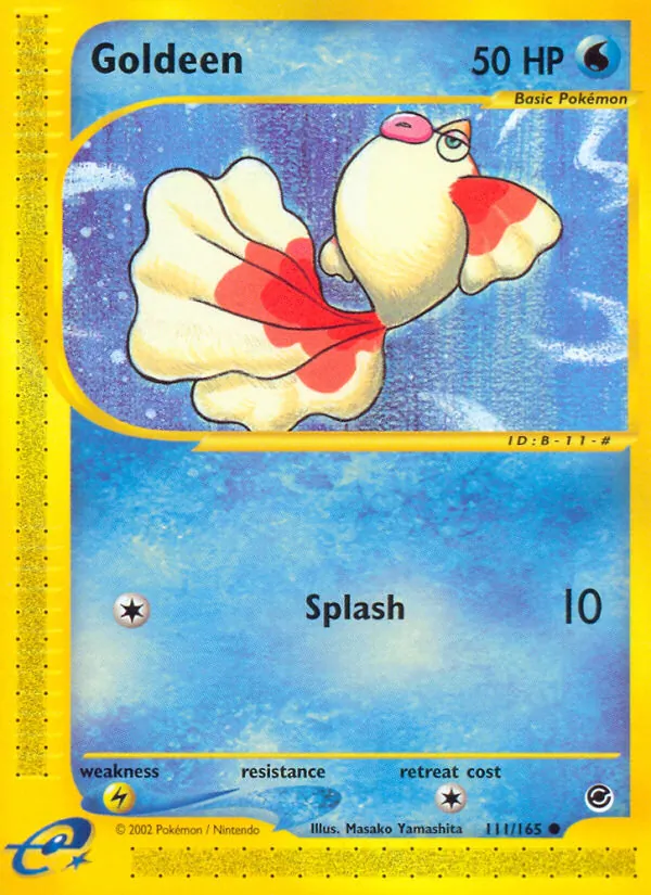 Goldeen #111 – Expedition Base Set card
