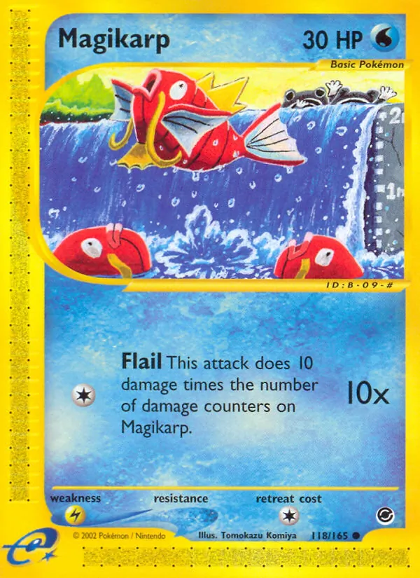 Magikarp #118 – Expedition Base Set card