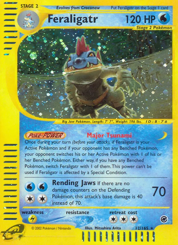 Feraligatr #12 – Expedition Base Set card
