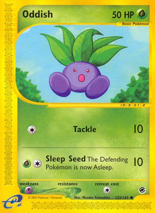 Oddish #122 – Expedition Base Set card
