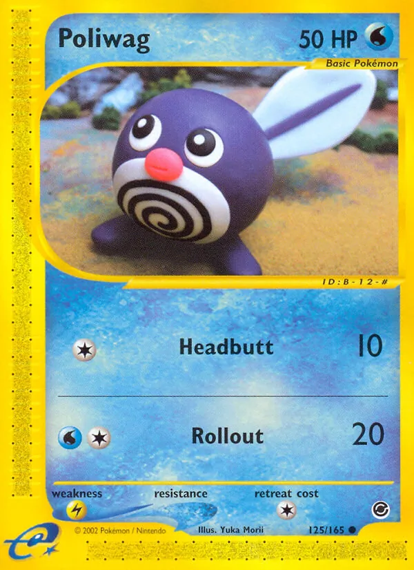 Poliwag #125 – Expedition Base Set card