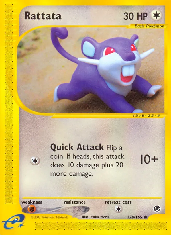 Rattata #128 – Expedition Base Set card