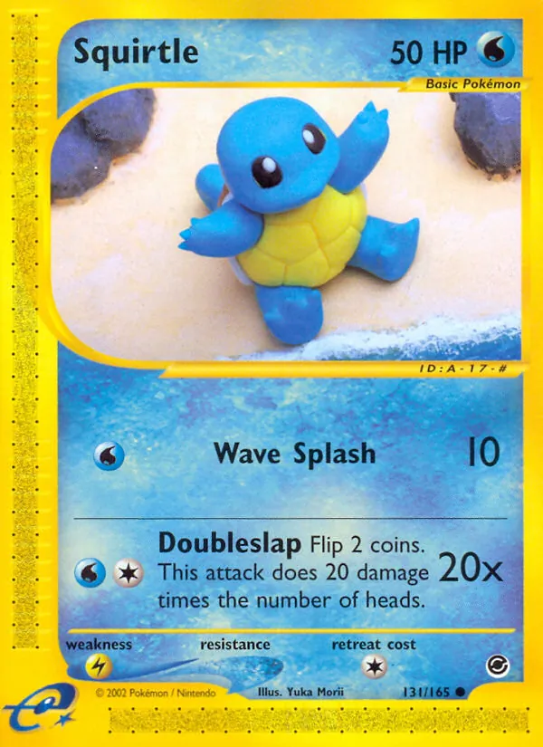 Squirtle #131 – Expedition Base Set card