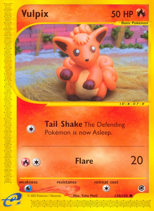 Vulpix #136 – Expedition Base Set card