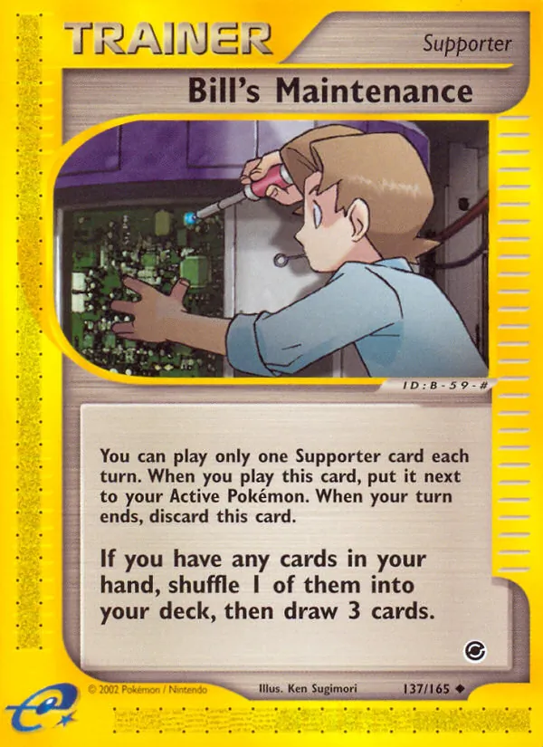 Bill's Maintenance #137 – Expedition Base Set card