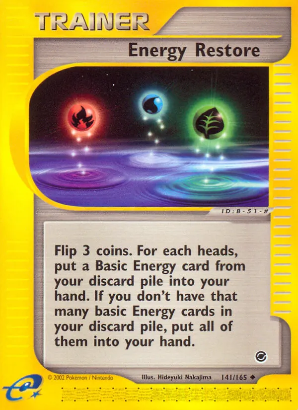 Energy Restore #141 – Expedition Base Set card