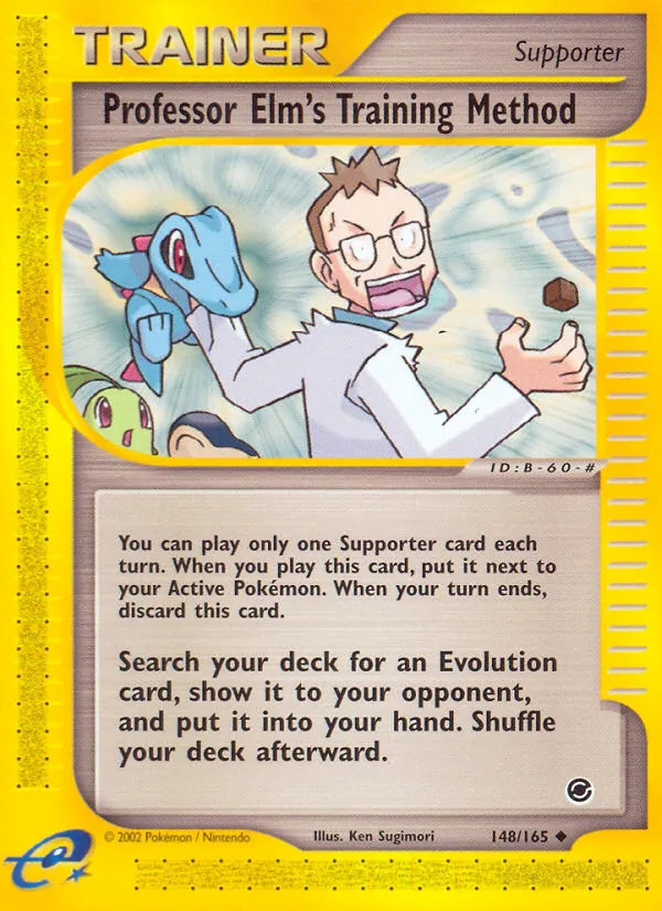 Professor Elm's Training Method #148 – Expedition Base Set card
