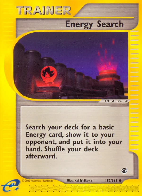 Energy Search #153 – Expedition Base Set card