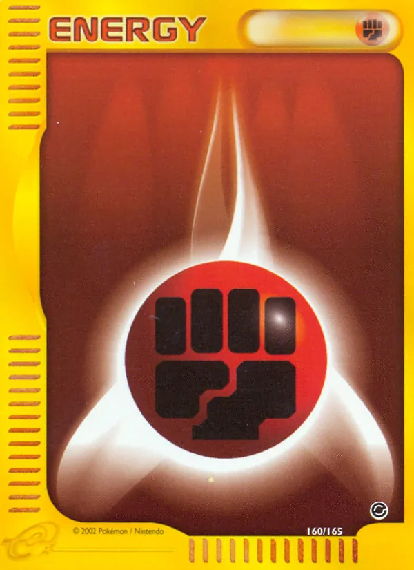 Fighting Energy #160 – Expedition Base Set card