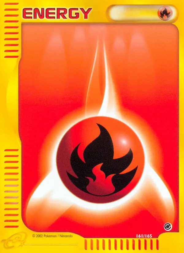 Fire Energy #161 – Expedition Base Set card