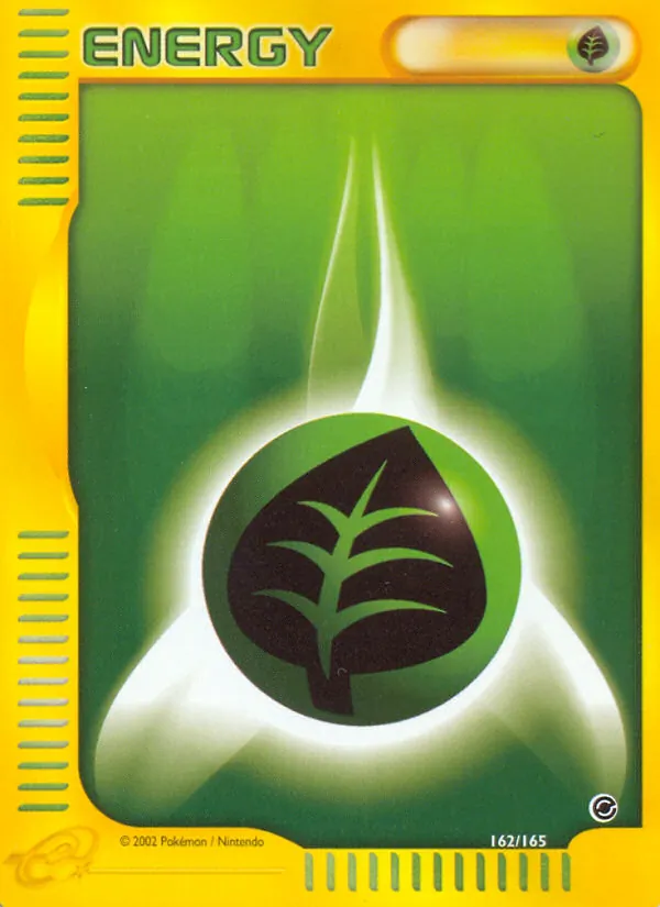 Grass Energy #162 – Expedition Base Set card