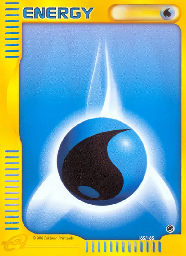 Water Energy #165 – Expedition Base Set card