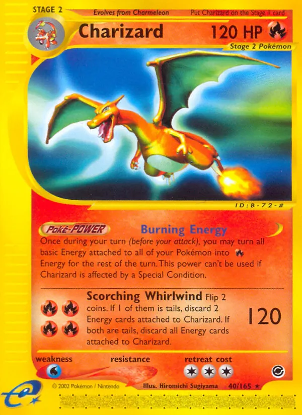 Charizard #40 – Expedition Base Set card