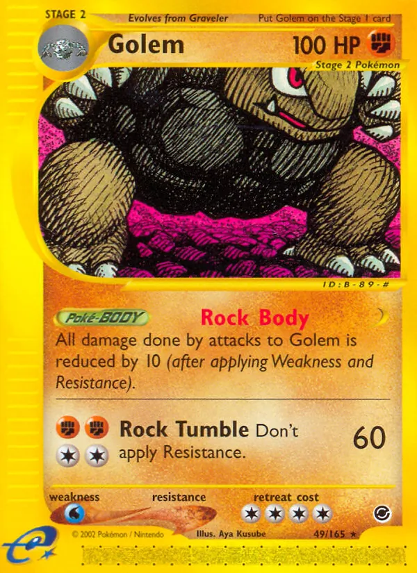 Golem #49 – Expedition Base Set card
