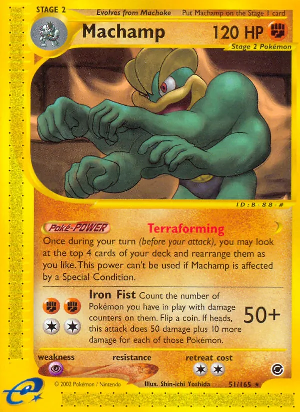 Machamp #51 – Expedition Base Set card