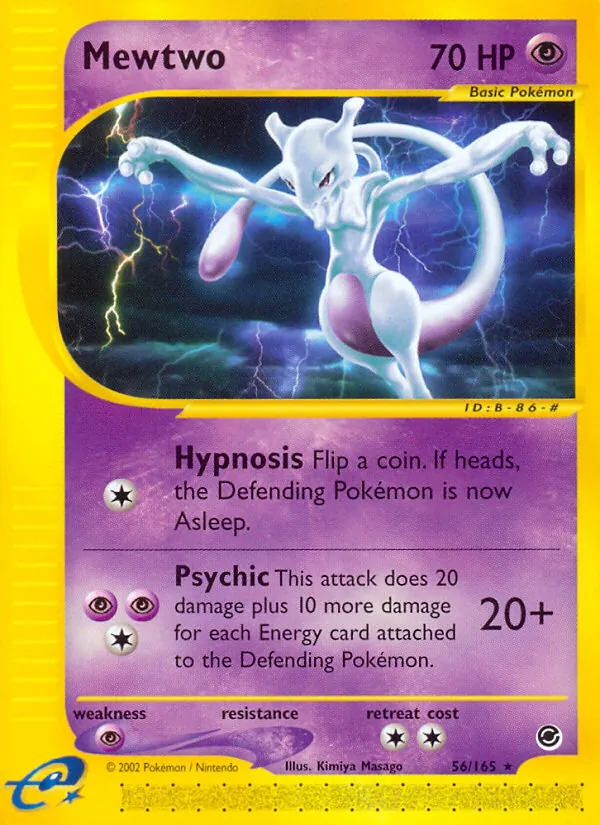 Mewtwo #56 – Expedition Base Set card