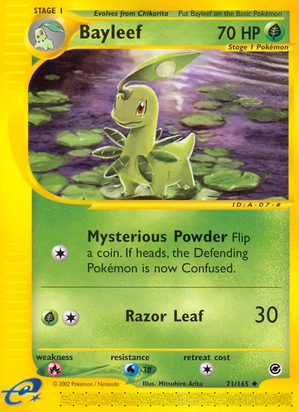 Bayleef #71 – Expedition Base Set card