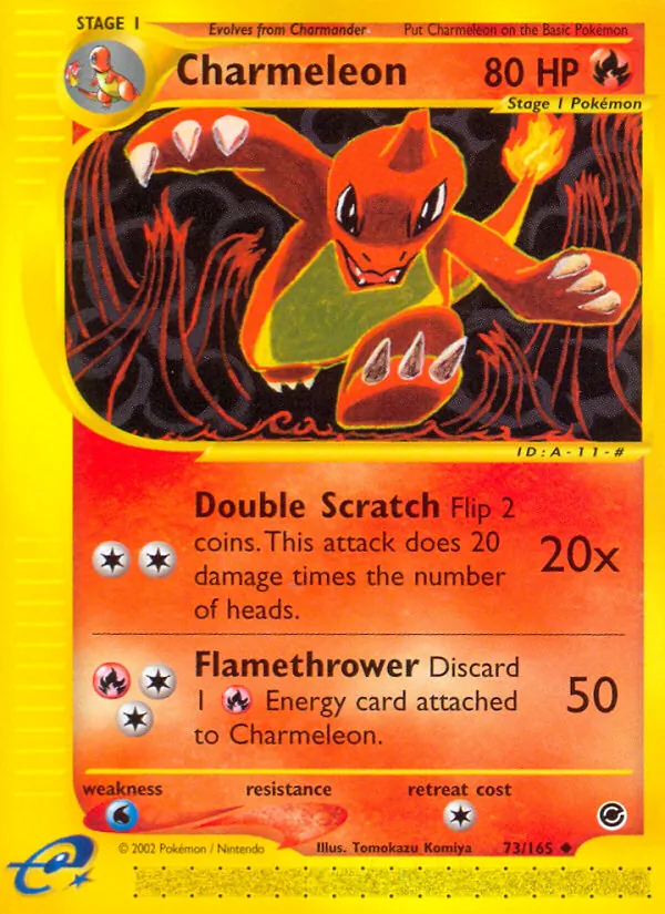 Charmeleon #73 – Expedition Base Set card