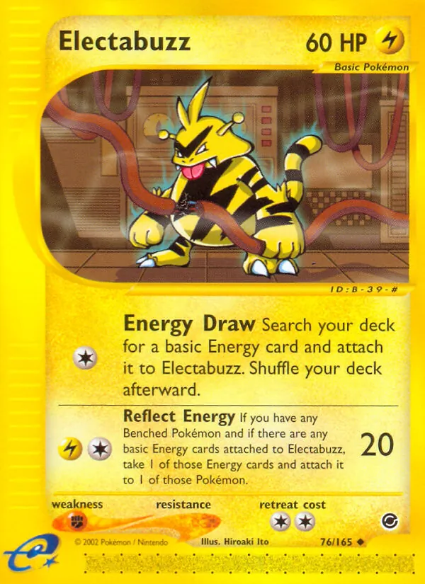 Electabuzz #76 – Expedition Base Set card