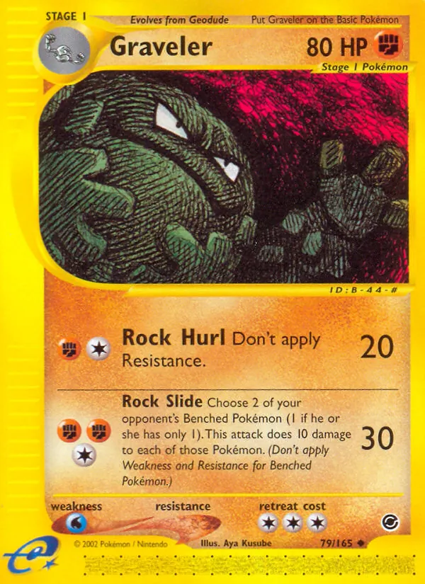 Graveler #79 – Expedition Base Set card