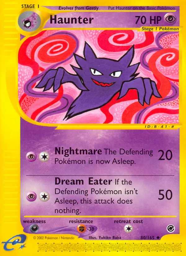Haunter #80 – Expedition Base Set card